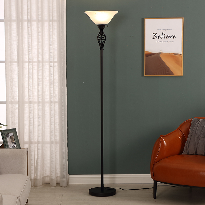 Vintage Gold Floor Lamp-5