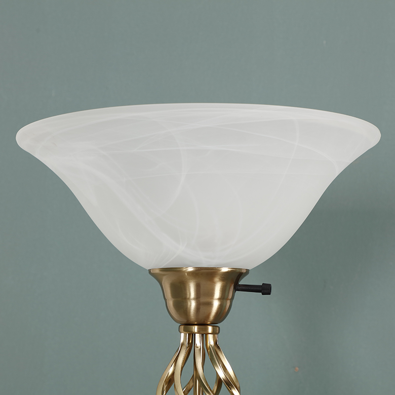 Vintage Gold Floor Lamp-7