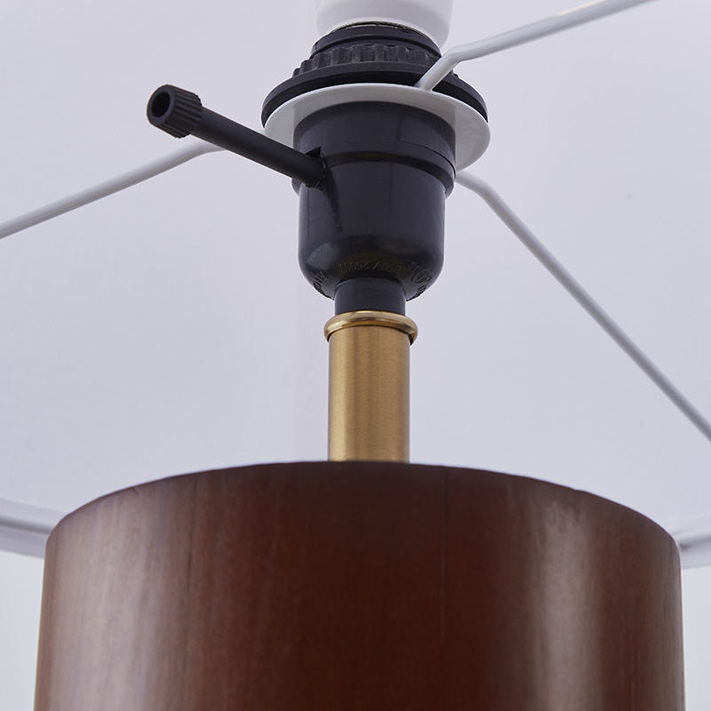Walnut Wood Table Lamp-7