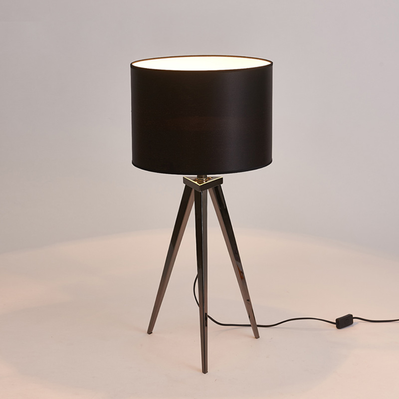 cream wooden floor lamp