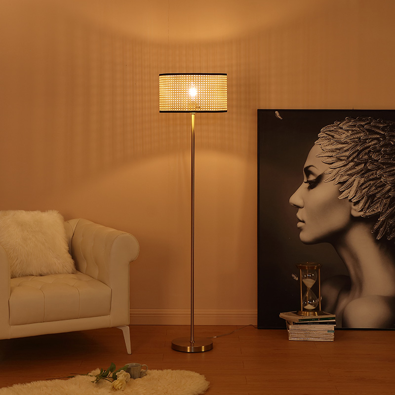 brushed gold floor lamp-3