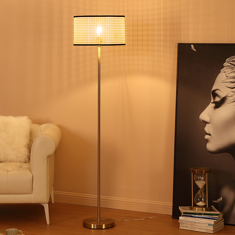 brushed gold floor lamp-4