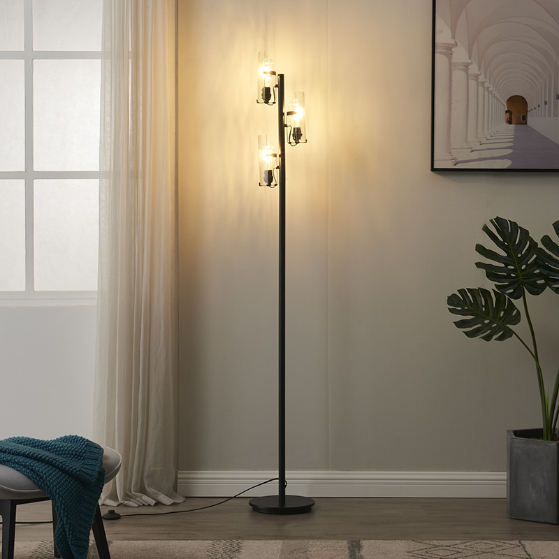 brushed metal floor lamp-3