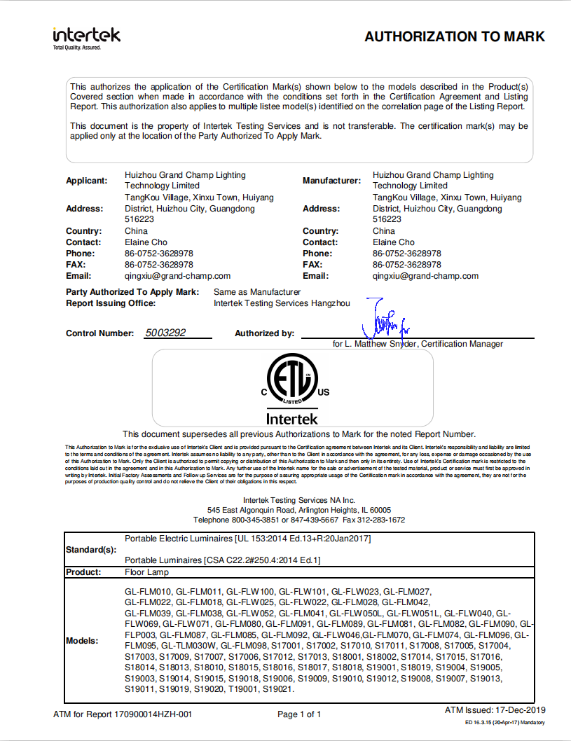 certifiering