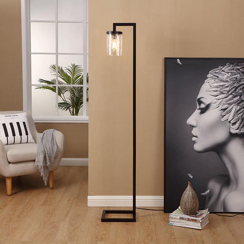 crackle glass floor lamp-2