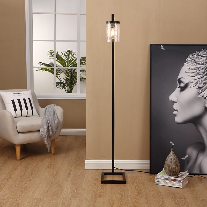 crackle glass floor lamp-3