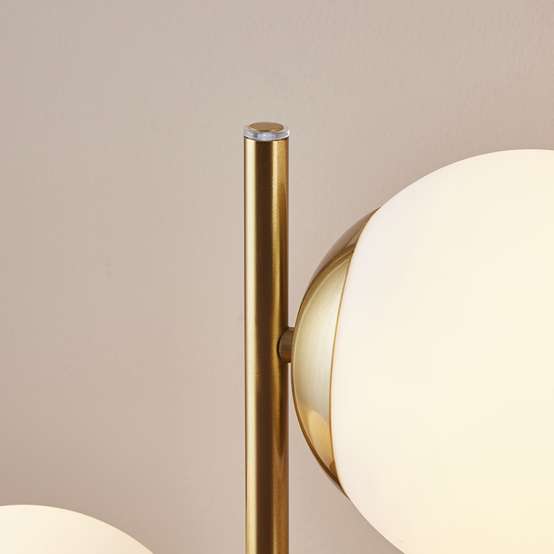 double glass sphere table lamp-6