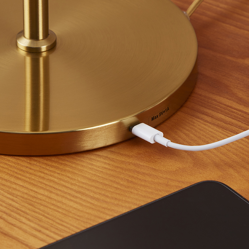 double glass sphere table lamp-9