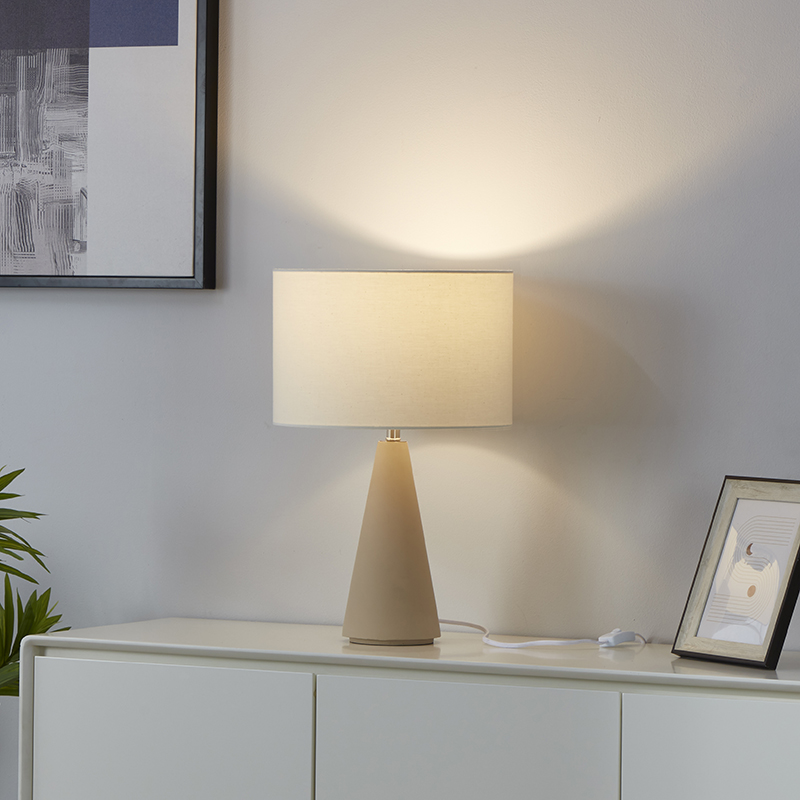 Conical Cement Table Lamp-3