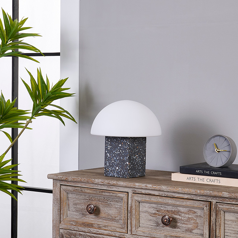Mushroom glass table lamp-3