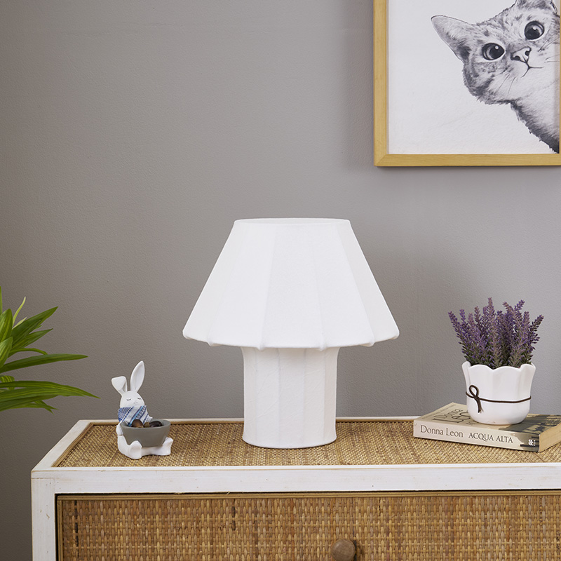 Artificial Silk Desk Lamp-2