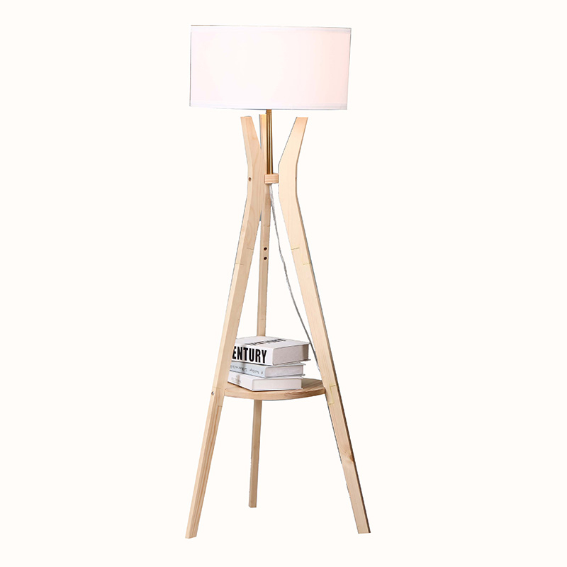 Mid Century Modern Tripod Floor Lamp Tripod Floor Lamp With Shelf