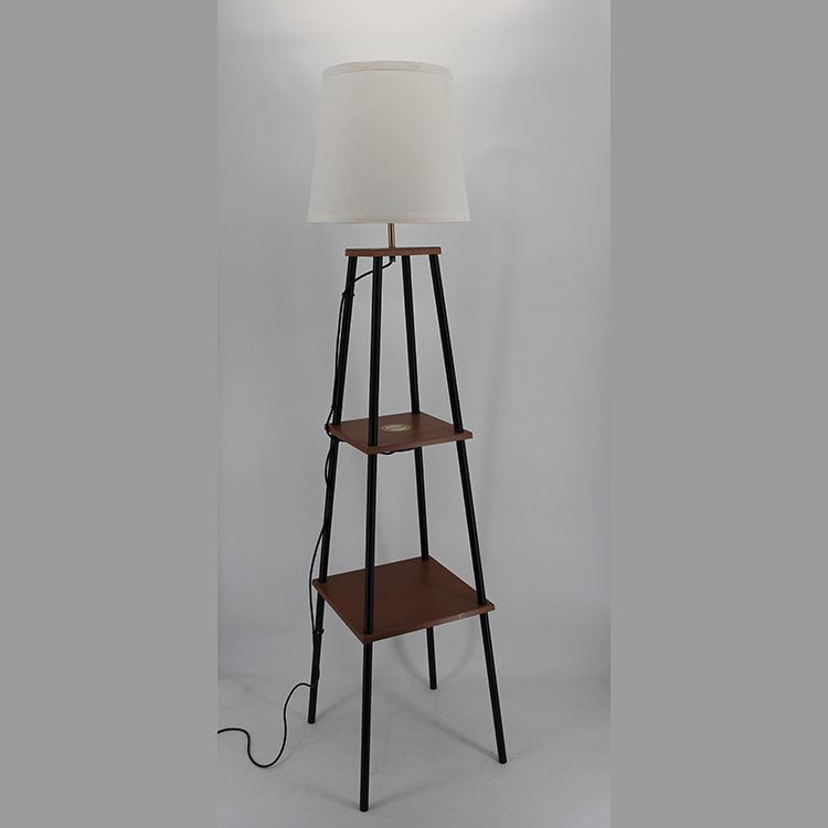 floor lamp with charging station-5