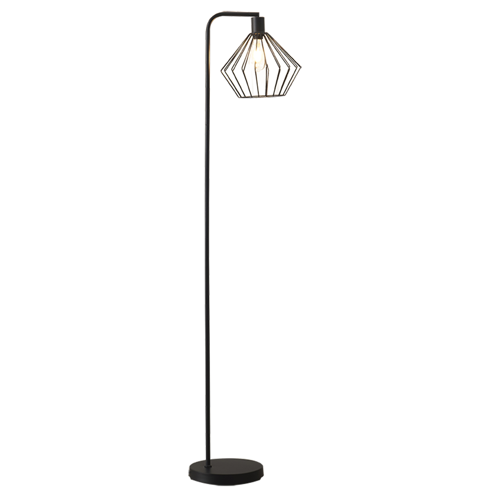 floor lamp with metal shade-1
