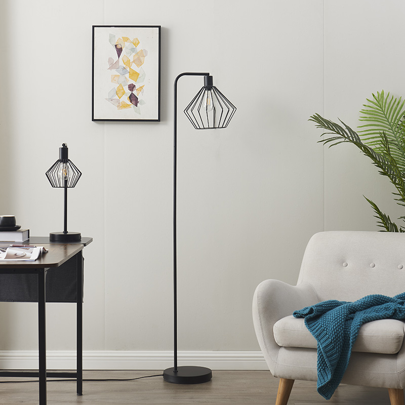 floor lamp with metal shade-5
