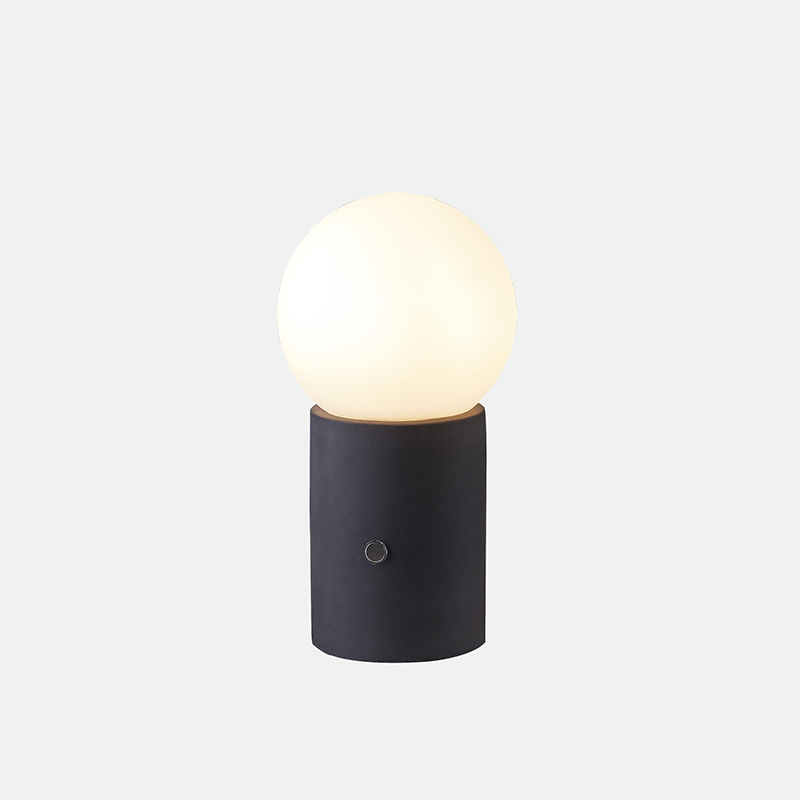 glass globe table lamp-1