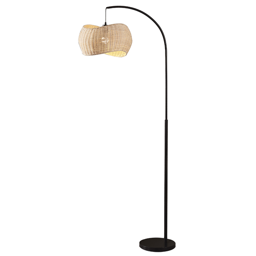 iron pipe floor lamp-1