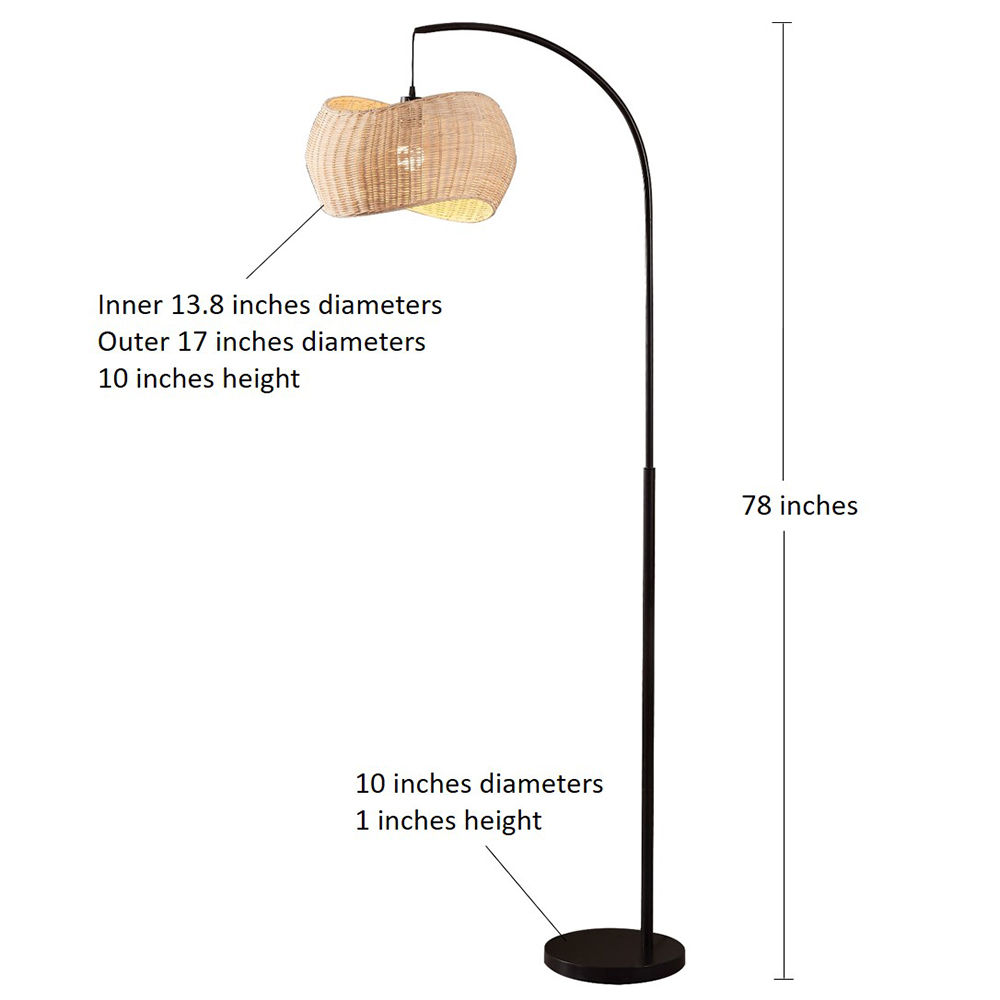 iron pipe floor lamp-2