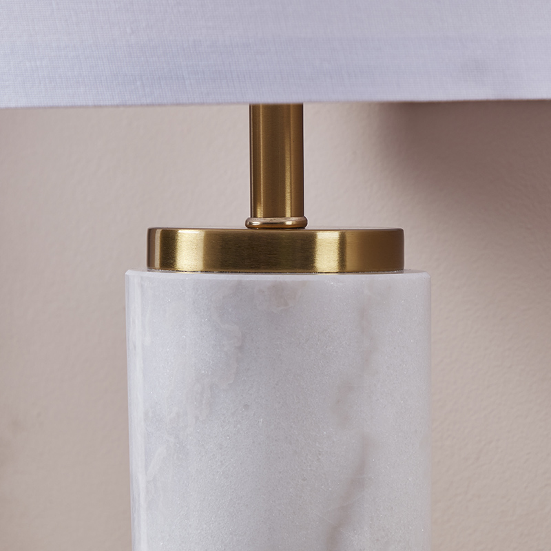 linen shade table lamp-6