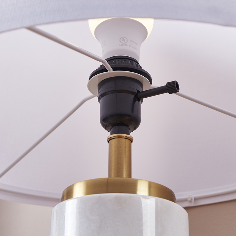 linen shade table lamp-7