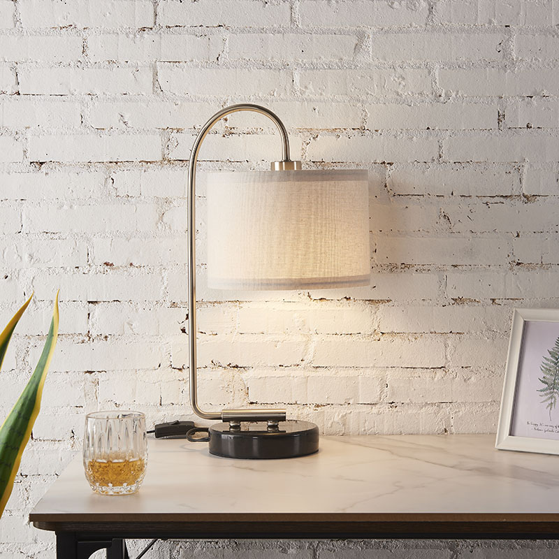 stainless steel table lamp