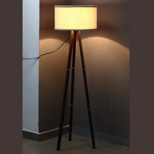 Wooden Floor Lamp Tripod Contemporary Tripod Lamp Goodly Light