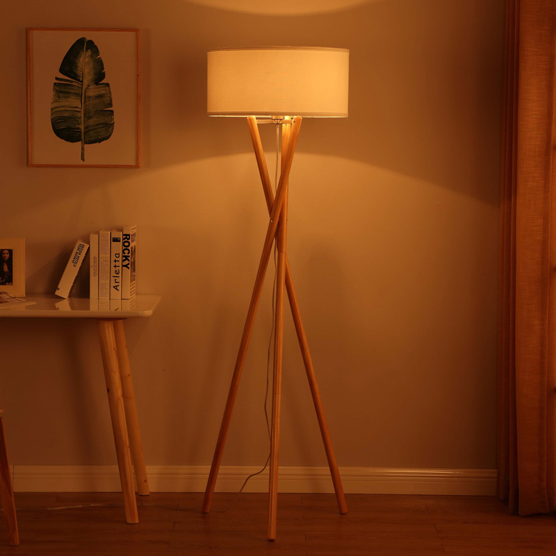 Wooden Tripod Floor Lamp Floor Standing Tripod Lamp Goodly