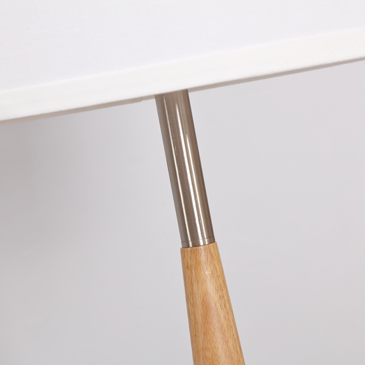 wood and metal floor lamp-details 1